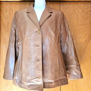 Danier caramel color blazer/jacket. NWT
